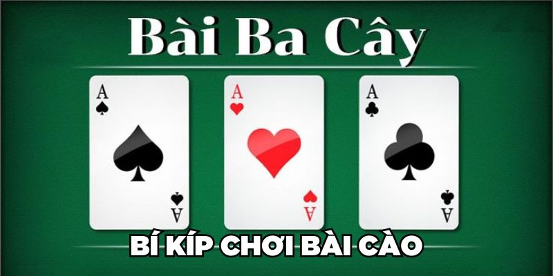 Bí kíp chơi bài Cào