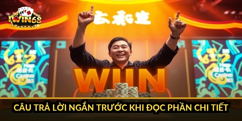 Câu trả lời ngắn trước khi đọc phần chi tiết