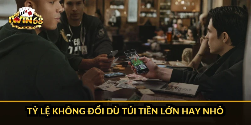 Tỷ lệ không đổi dù túi tiền lớn hay nhỏ