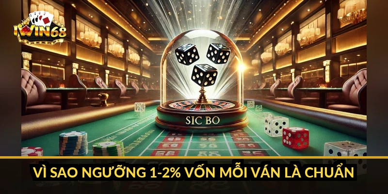 Vì sao ngưỡng 1-2% vốn mỗi ván là chuẩn?
