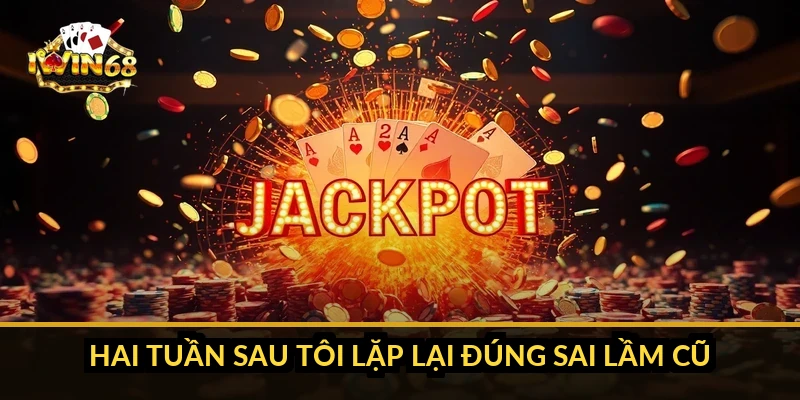 Hai tuần sau tôi lặp lại đúng sai lầm cũ